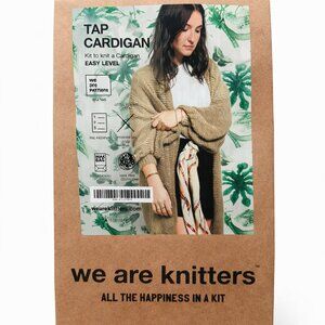 [NWT] Sealed - We Are Knitters - Tap Cardigan Knit Kit - Dark Copper Easy Level